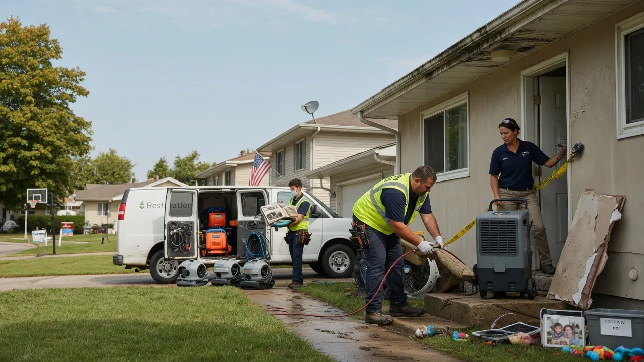 Water Damage Restoration in Cambridge City, IN near me